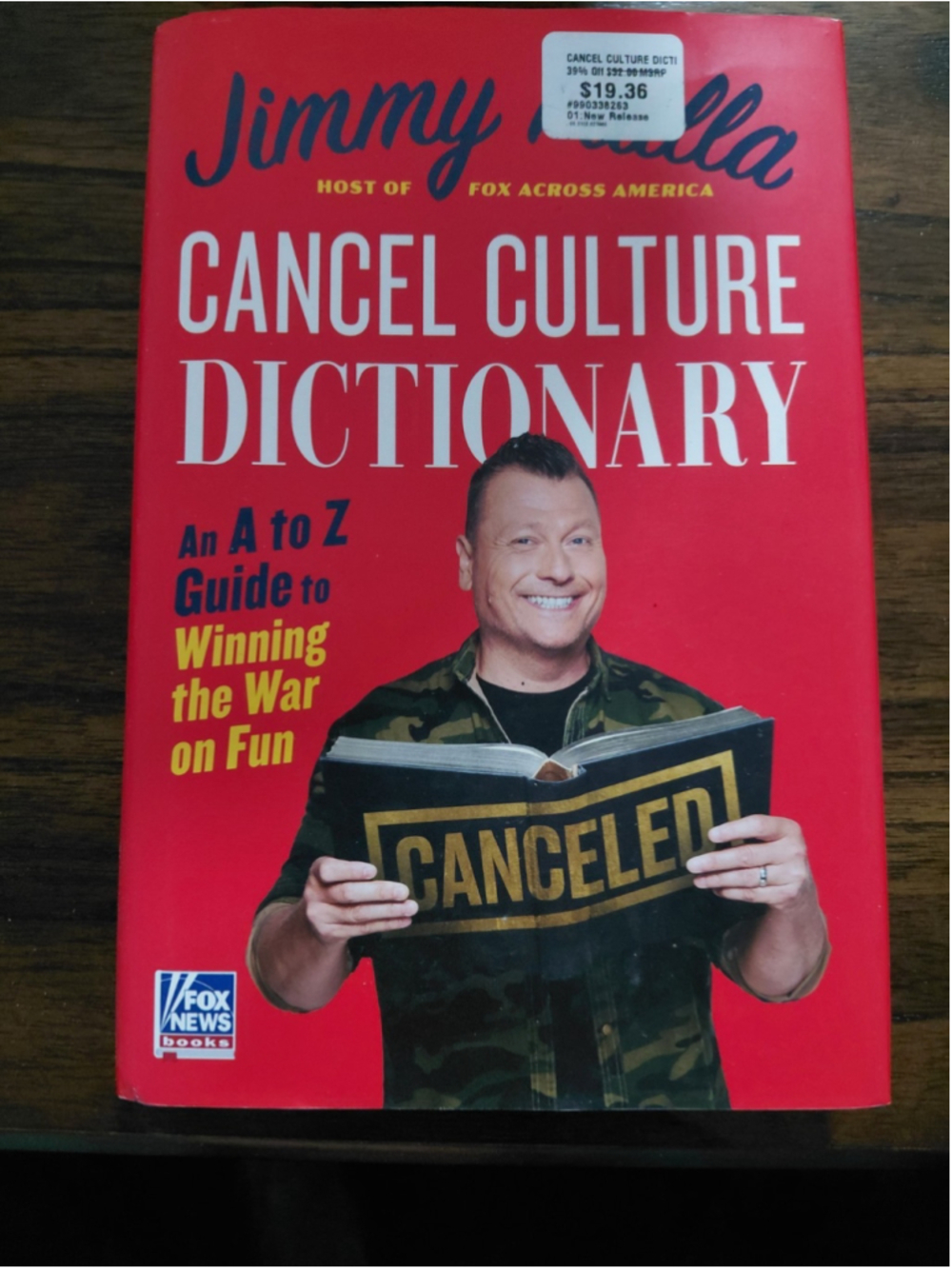 Cancel Culture Dictionary: An A to Z Guide to Winning the War on Fun by Jimmy Fa